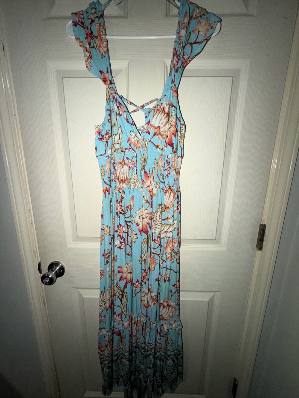 Angie flutter sleeve dress New